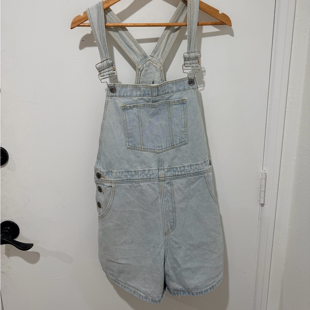 By Together Denim Overall Shorts